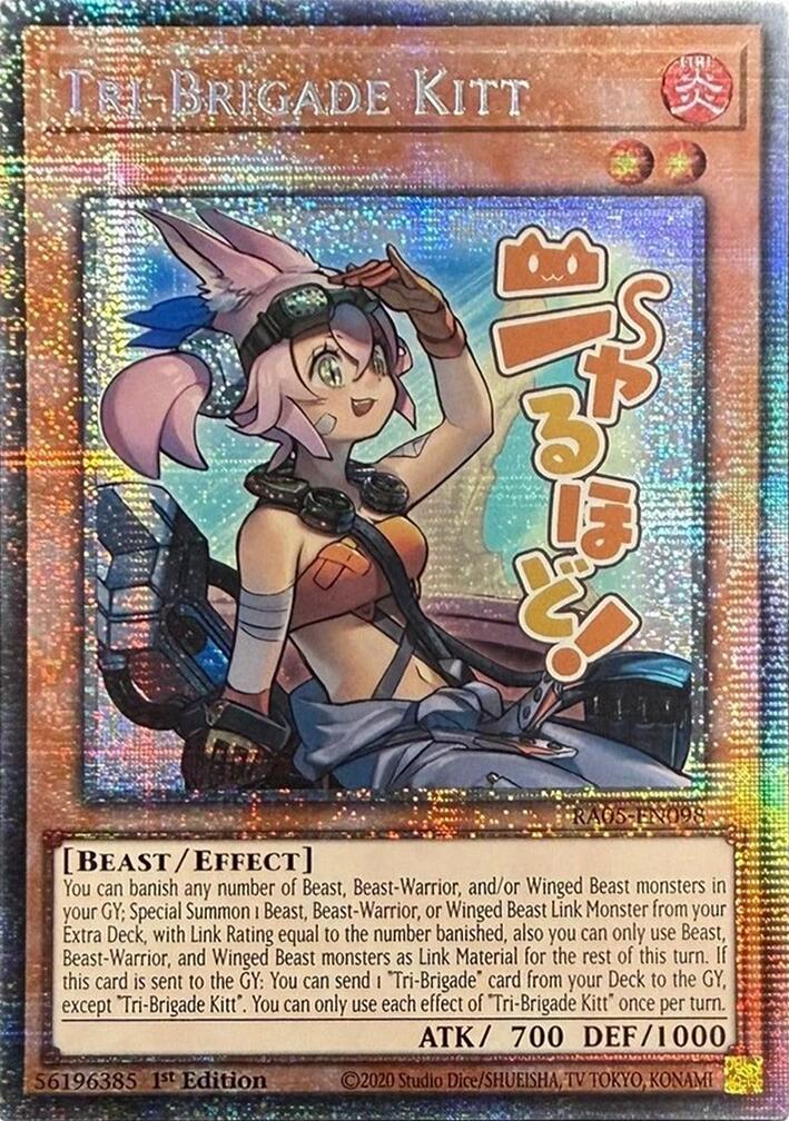 Tri-Brigade Kitt (Starlight Rare) [RA05-EN098] Starlight Rare | Exor Games Dartmouth