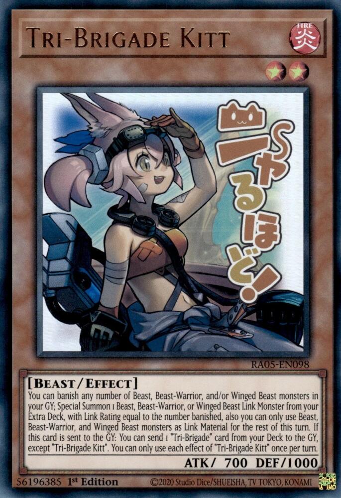 Tri-Brigade Kitt [RA05-EN098] Ultra Rare | Exor Games Dartmouth