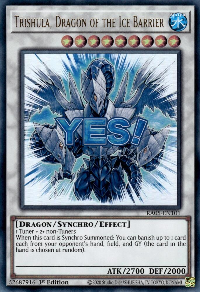 Trishula, Dragon of the Ice Barrier [RA05-EN101] Ultra Rare | Exor Games Dartmouth