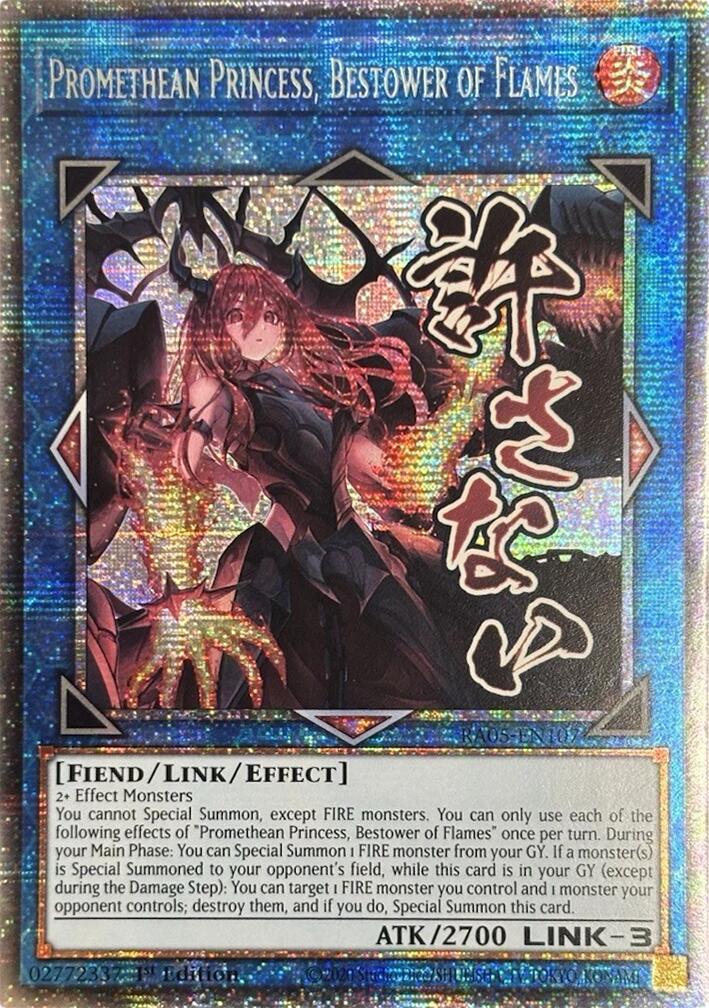 Promethean Princess, Bestower of Flames (Starlight Rare) [RA05-EN107] Starlight Rare | Exor Games Dartmouth