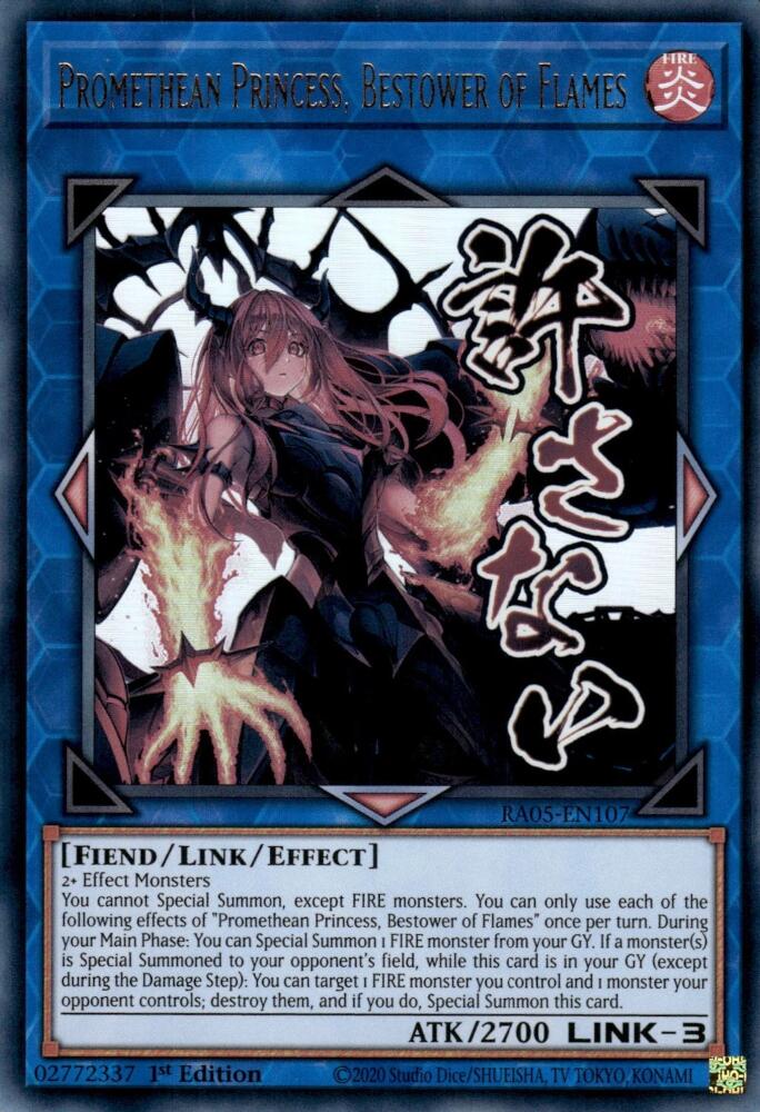 Promethean Princess, Bestower of Flames [RA05-EN107] Ultra Rare | Exor Games Dartmouth