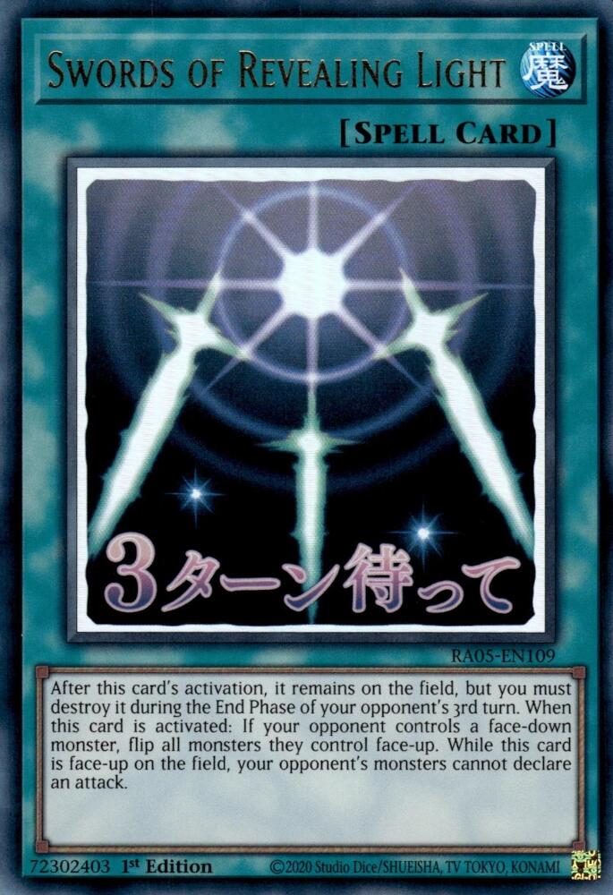 Swords of Revealing Light [RA05-EN109] Ultra Rare | Exor Games Dartmouth