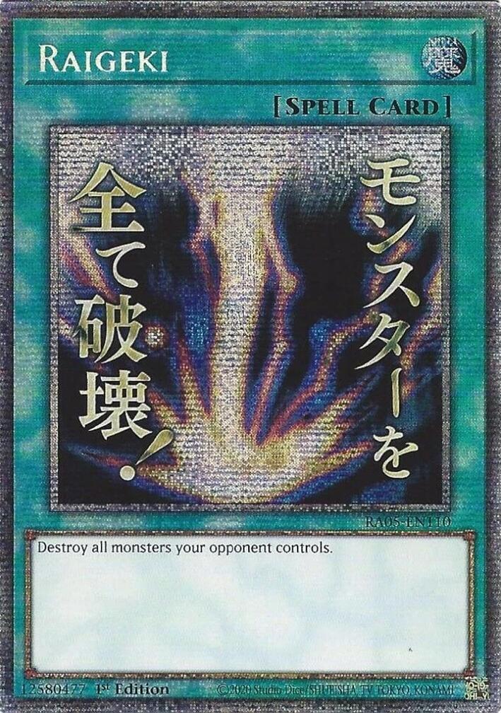 Raigeki (Starlight Rare) (Stamp) [RA05-EN110] Starlight Rare | Exor Games Dartmouth