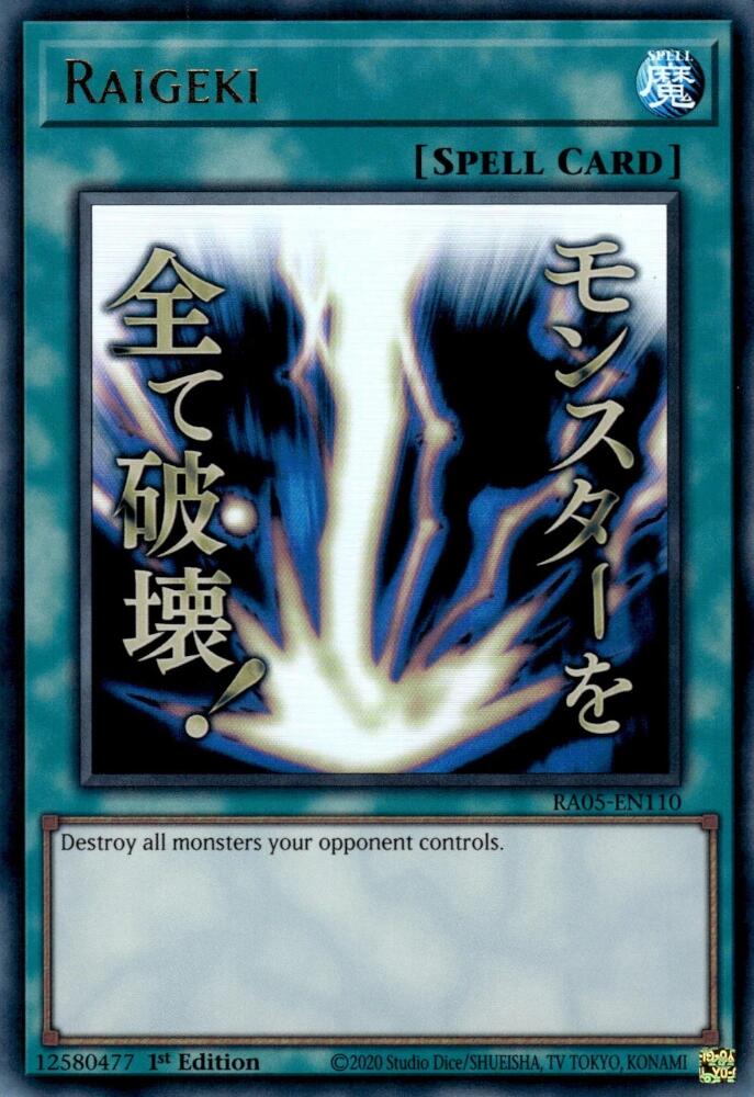 Raigeki [RA05-EN110] Ultra Rare | Exor Games Dartmouth