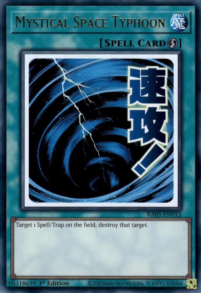 Mystical Space Typhoon [RA05-EN112] Ultra Rare | Exor Games Dartmouth
