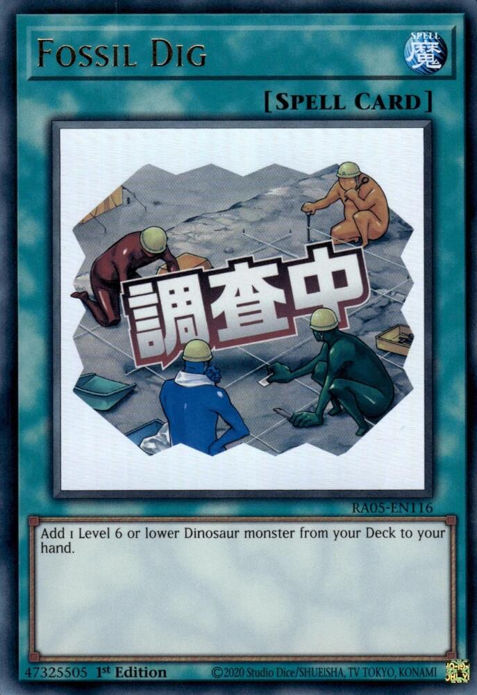 Fossil Dig [RA05-EN116] Ultra Rare | Exor Games Dartmouth
