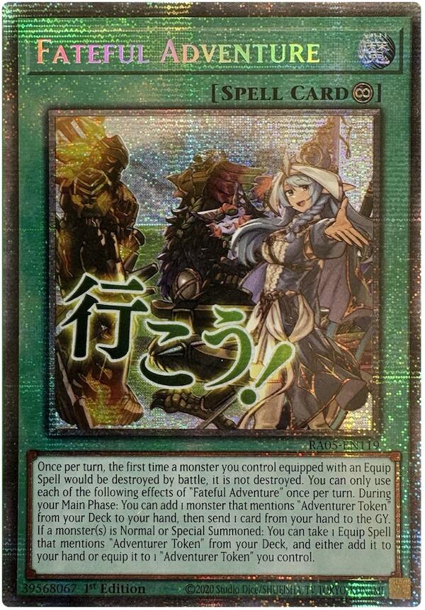 Fateful Adventure (Starlight Rare) [RA05-EN119] Starlight Rare | Exor Games Dartmouth
