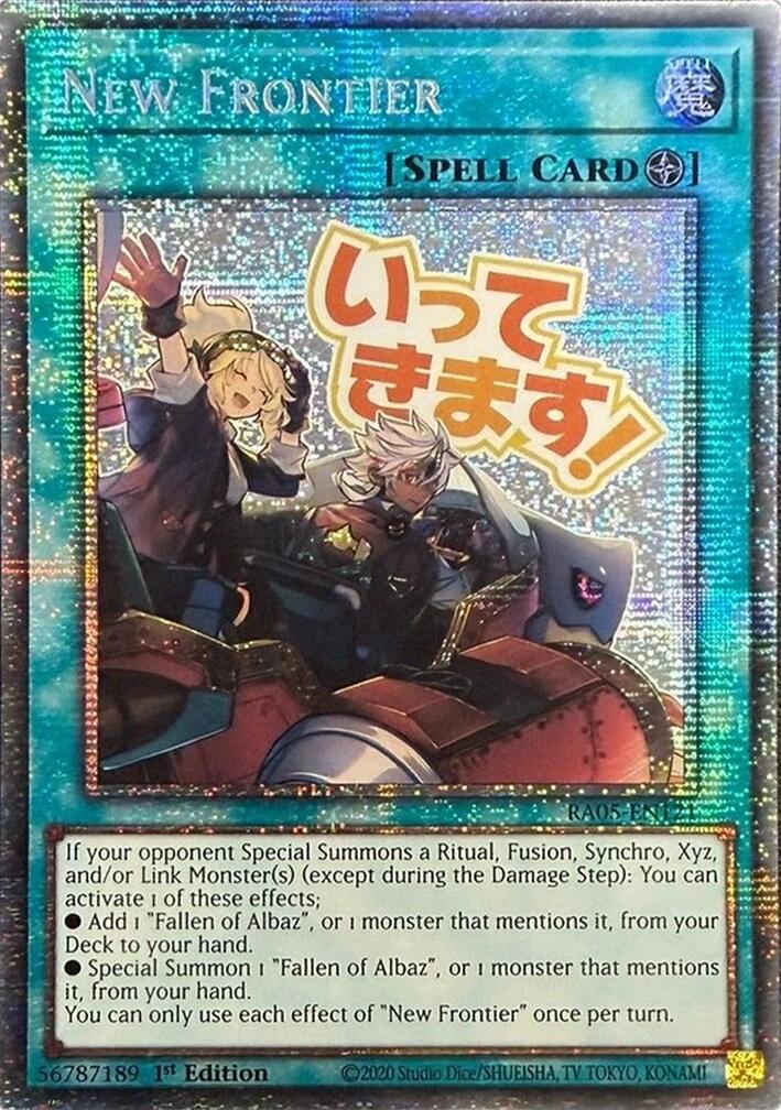 New Frontier (Starlight Rare) [RA05-EN121] Starlight Rare | Exor Games Dartmouth