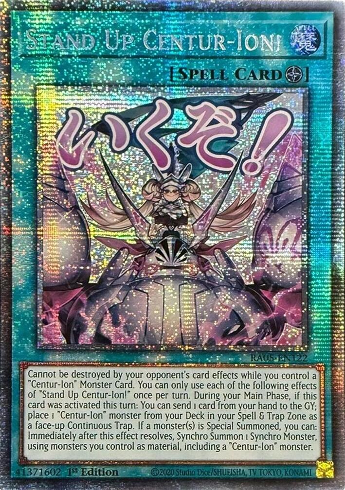 Stand Up Centur-Ion! (Starlight Rare) [RA05-EN122] Starlight Rare | Exor Games Dartmouth