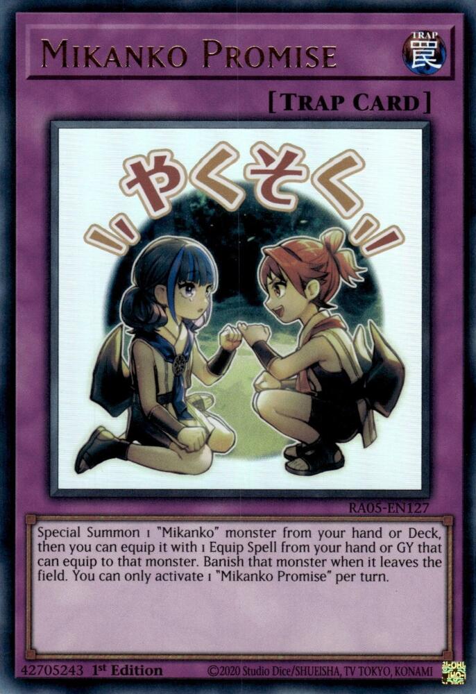 Mikanko Promise [RA05-EN127] Ultra Rare | Exor Games Dartmouth