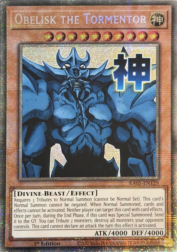 Obelisk the Tormentor (Starlight Rare) [RA05-EN129] Starlight Rare | Exor Games Dartmouth