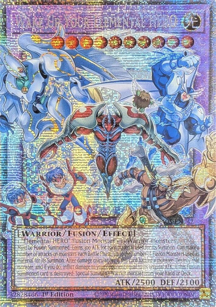 Wake Up Your Elemental HERO (Starlight Rare) [RA05-EN142] Starlight Rare | Exor Games Dartmouth