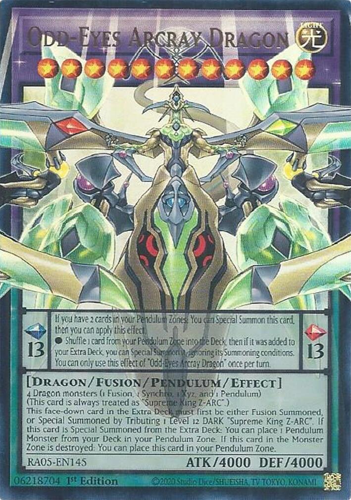 Odd-Eyes Arcray Dragon [RA05-EN145] Ultra Rare | Exor Games Dartmouth