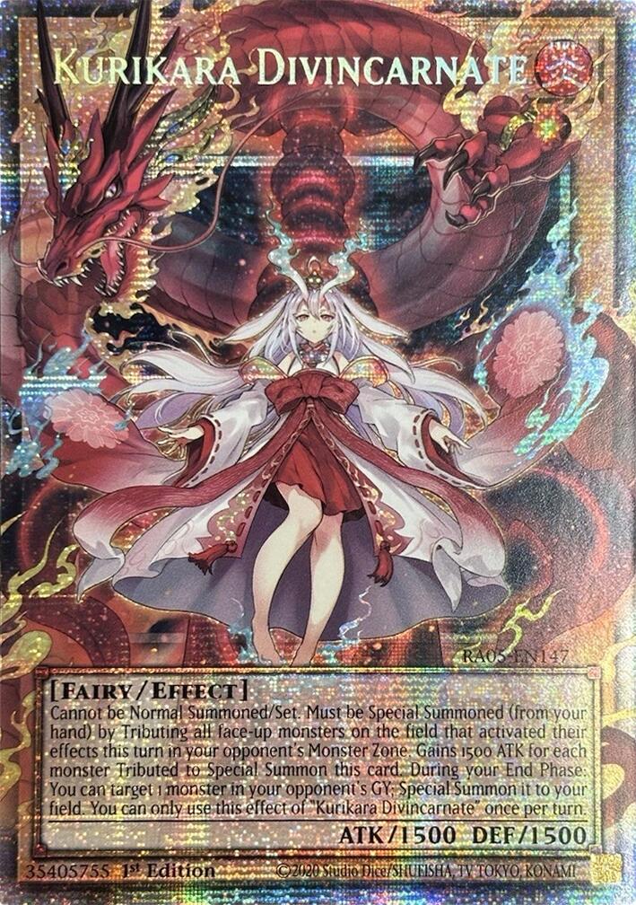 Kurikara Divincarnate (Starlight Rare) [RA05-EN147] Starlight Rare | Exor Games Dartmouth