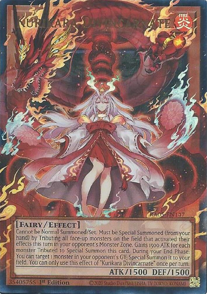 Kurikara Divincarnate [RA05-EN147] Ultra Rare | Exor Games Dartmouth