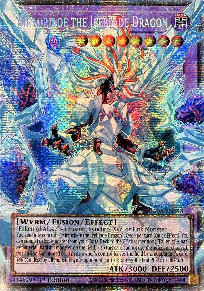 Mirrorjade the Iceblade Dragon (Starlight Rare) [RA05-EN148] Starlight Rare | Exor Games Dartmouth