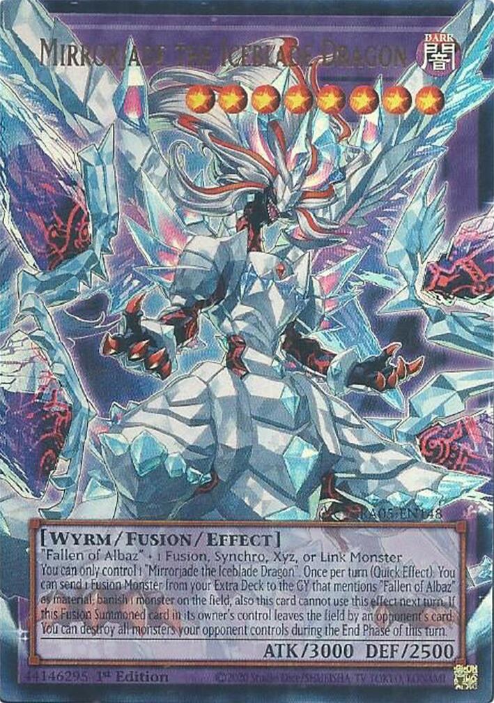 Mirrorjade the Iceblade Dragon [RA05-EN148] Ultra Rare | Exor Games Dartmouth