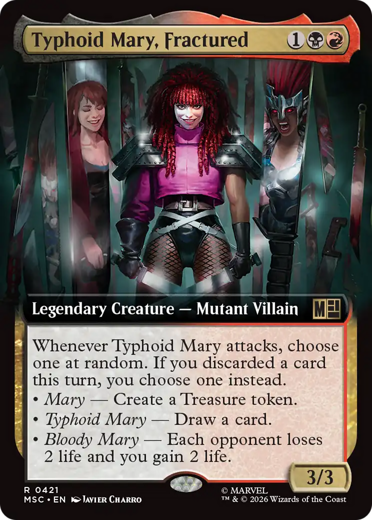 Typhoid Mary, Fractured (Extended Art) [Marvel Super Heroes Commander] | Exor Games Dartmouth