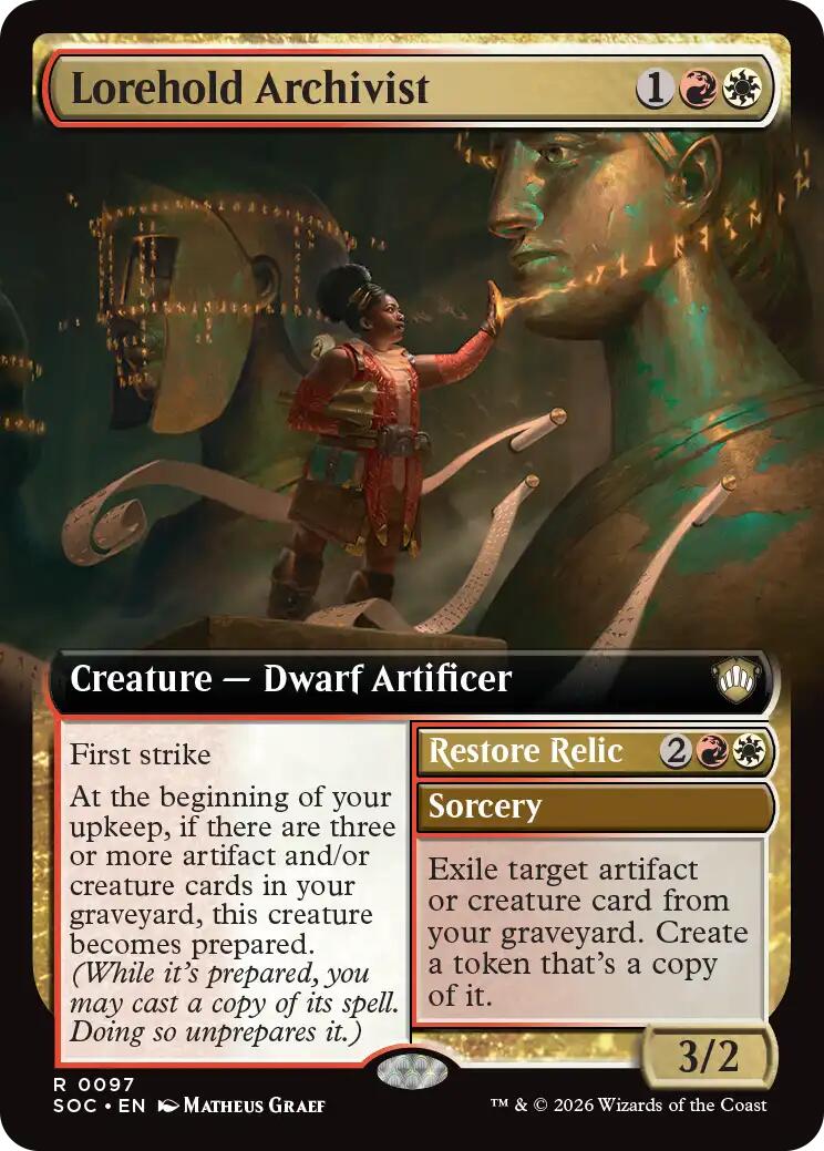 Lorehold Archivist (Extended Art) [Secrets of Strixhaven Commander] | Exor Games Dartmouth
