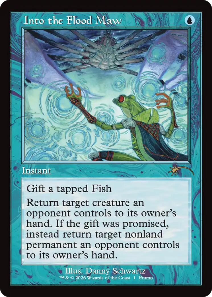 Into the Flood Maw (Retro Frame) [Wizards Play Network 2026] | Exor Games Dartmouth