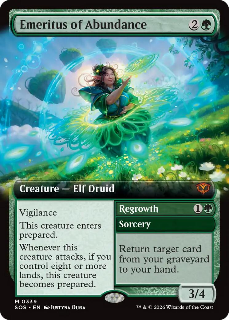 Emeritus of Abundance (Extended Art) [Secrets of Strixhaven] | Exor Games Dartmouth