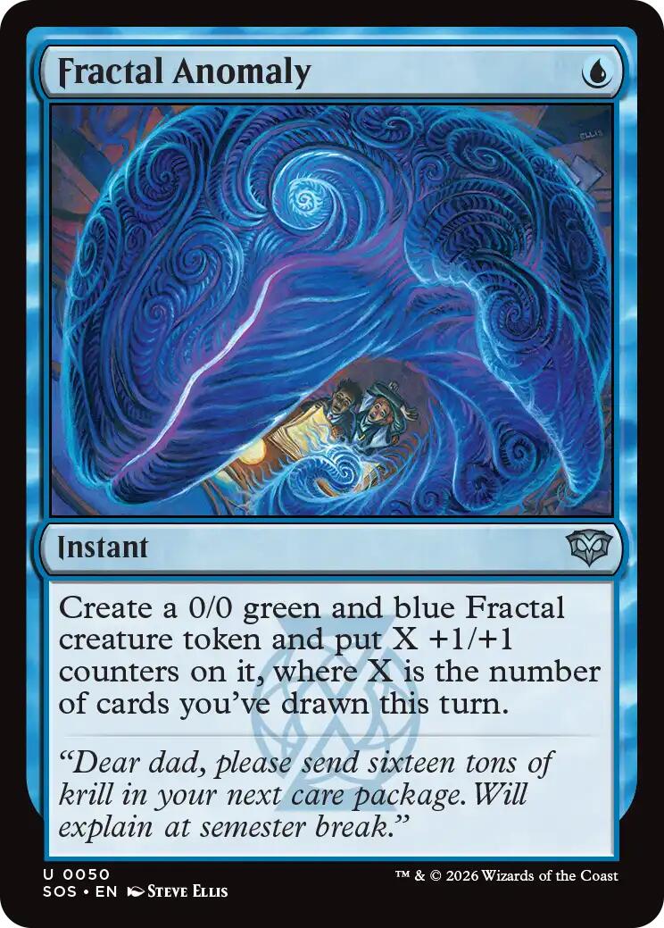 Fractal Anomaly [Secrets of Strixhaven] | Exor Games Dartmouth