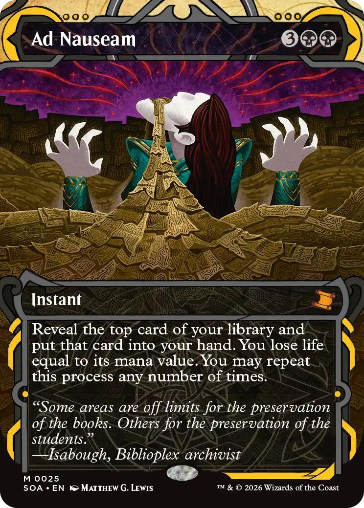 Ad Nauseam [Secrets of Strixhaven: Mystical Archive] | Exor Games Dartmouth