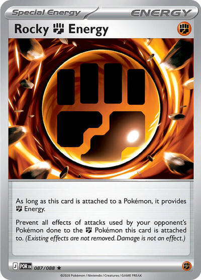 Rocky Fighting Energy (087/088) (Deck Exclusive) [Mega Evolution: Perfect Order] | Exor Games Dartmouth
