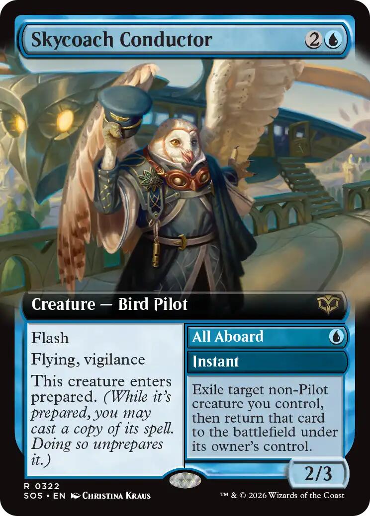 Skycoach Conductor (Extended Art) [Secrets of Strixhaven] | Exor Games Dartmouth