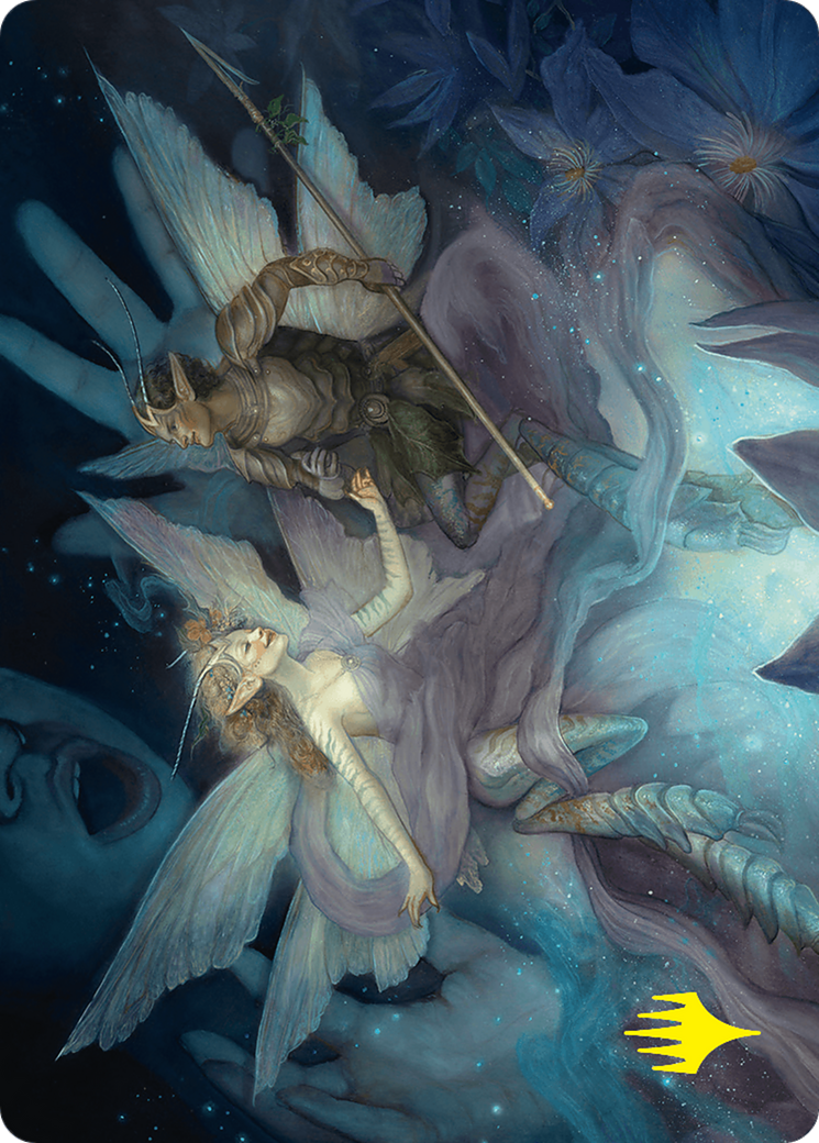 Faebloom Trick Art Card (6/54) (Gold-Stamped Signature) [Foundations Art Series] | Exor Games Dartmouth