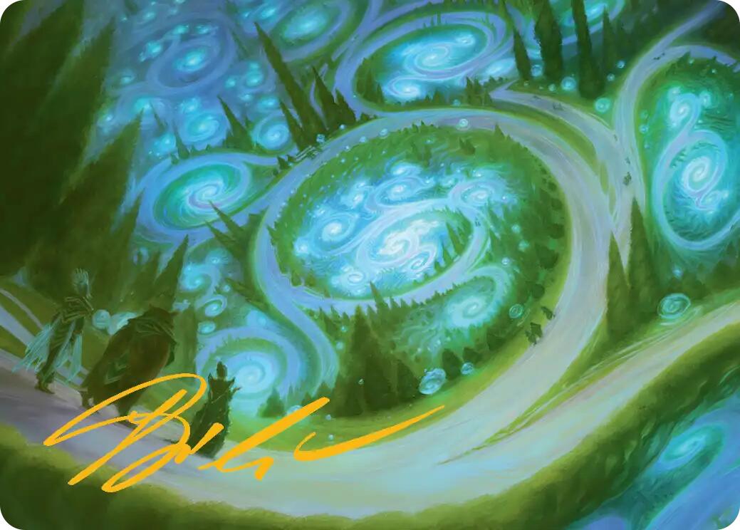 Mathemagics Art Card (Gold-Stamped Signature) [Secrets of Strixhaven Art Series] | Exor Games Dartmouth