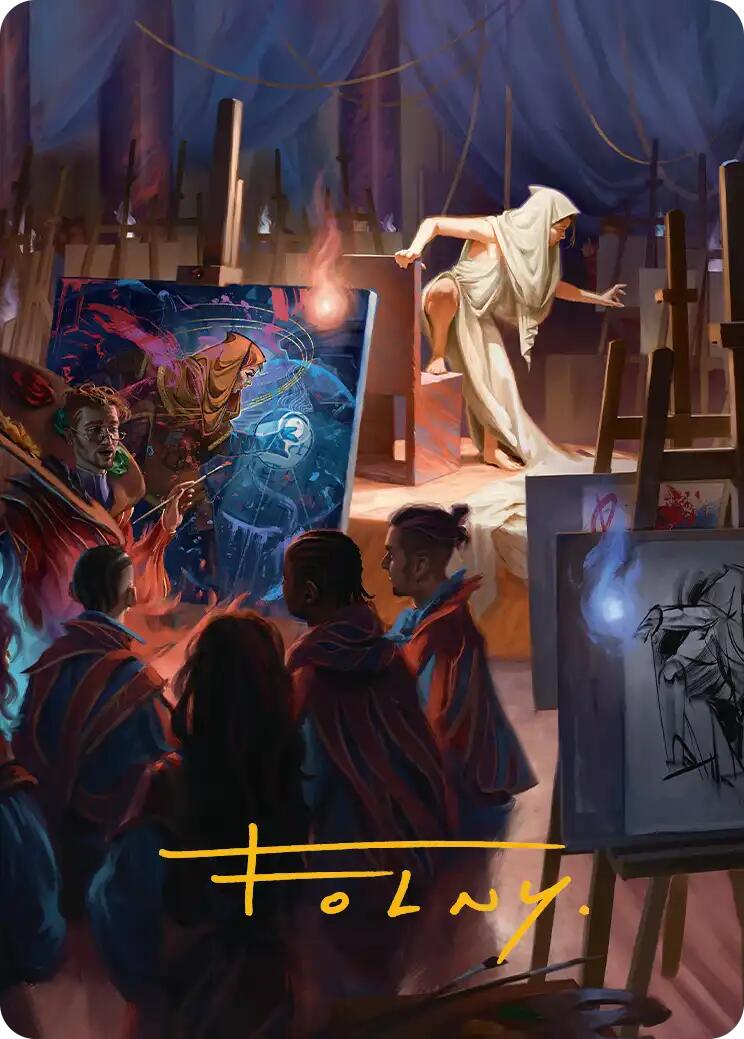 Archaeomancer Art Card (Gold-Stamped Signature) [Secrets of Strixhaven Art Series] | Exor Games Dartmouth