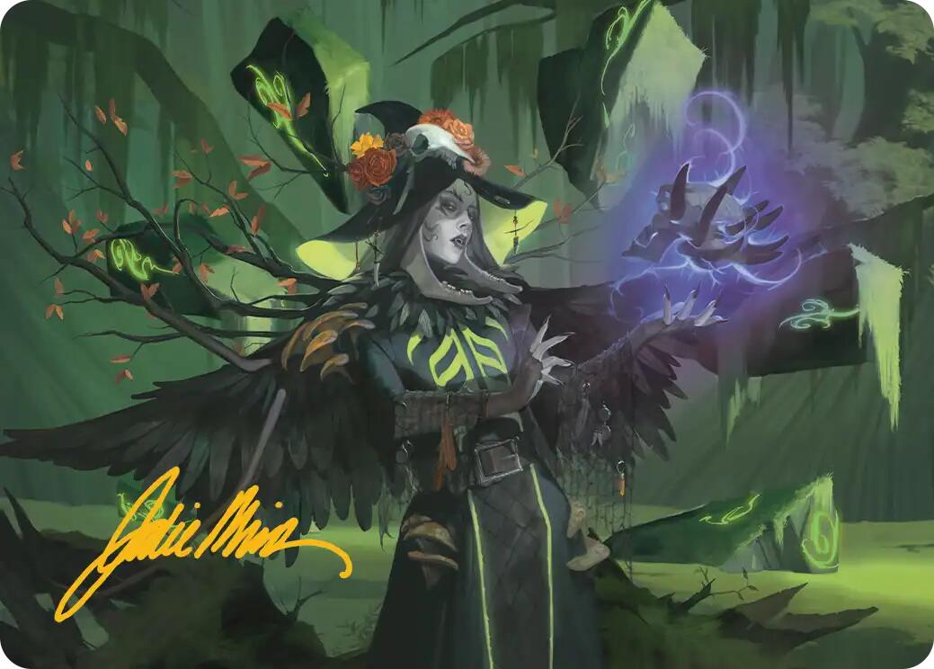 Emeritus of Woe Art Card (Gold-Stamped Signature) [Secrets of Strixhaven Art Series] | Exor Games Dartmouth