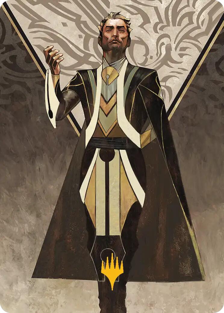 Ral Zarek, Guest Lecturer Art Card (Gold-Stamped Planeswalker Symbol) [Secrets of Strixhaven Art Series] | Exor Games Dartmouth