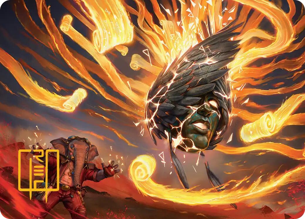 Flashback Art Card (Gold-Stamped Signature) [Secrets of Strixhaven Art Series] | Exor Games Dartmouth