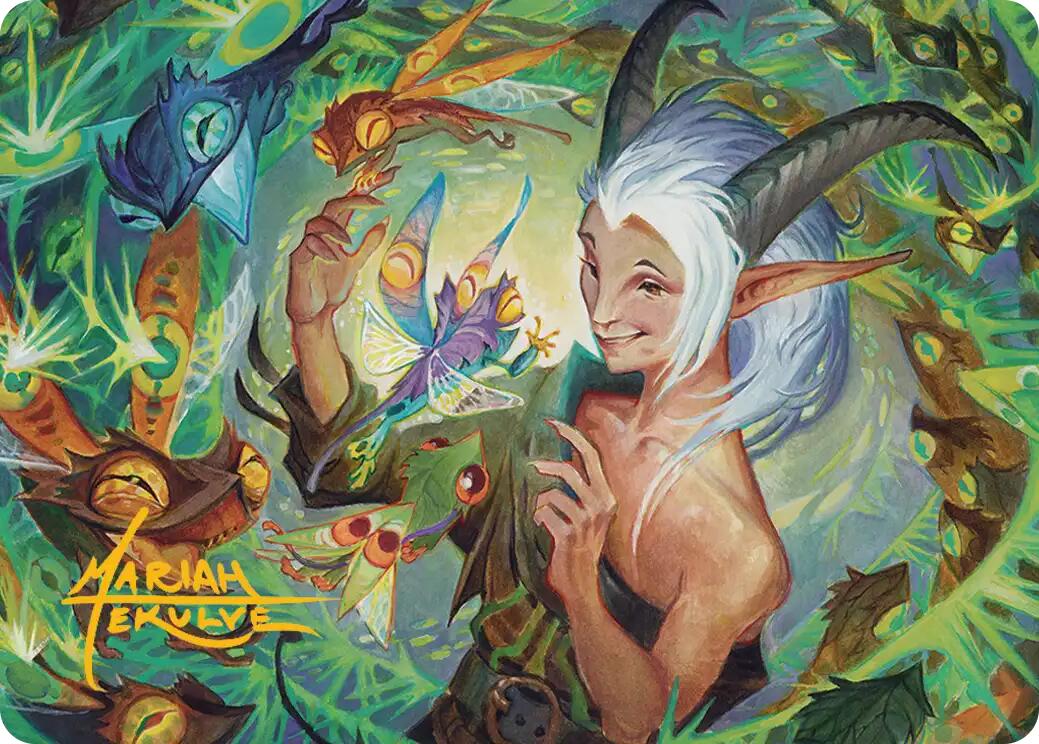 Lumaret's Favor Art Card (Gold-Stamped Signature) [Secrets of Strixhaven Art Series] | Exor Games Dartmouth