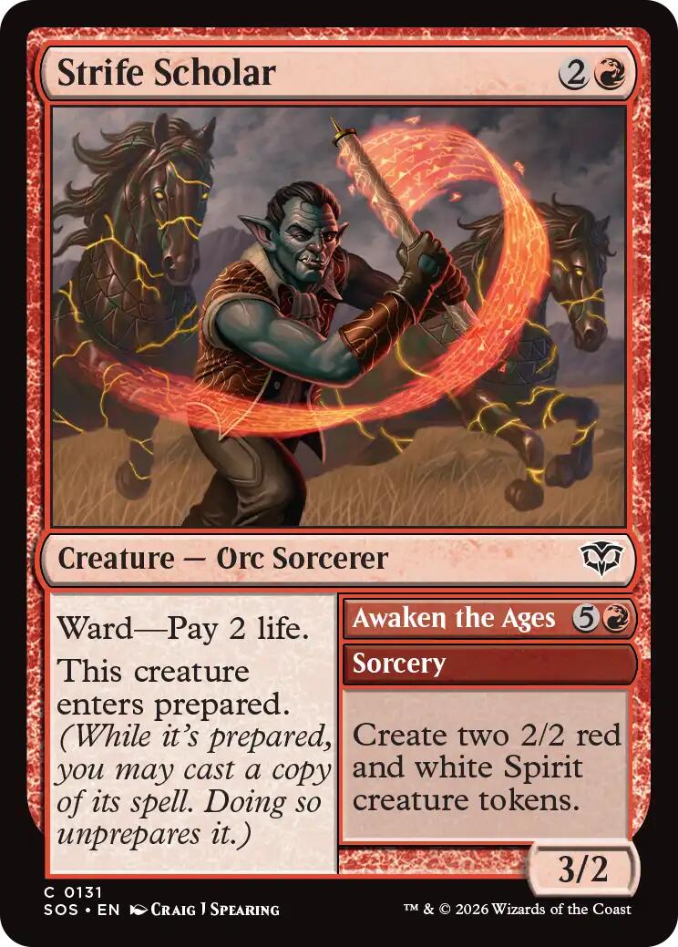 Strife Scholar [Secrets of Strixhaven] | Exor Games Dartmouth