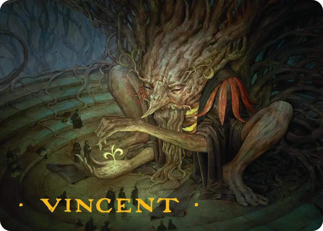 Old-Growth Educator Art Card (Gold-Stamped Signature) [Secrets of Strixhaven Art Series] | Exor Games Dartmouth
