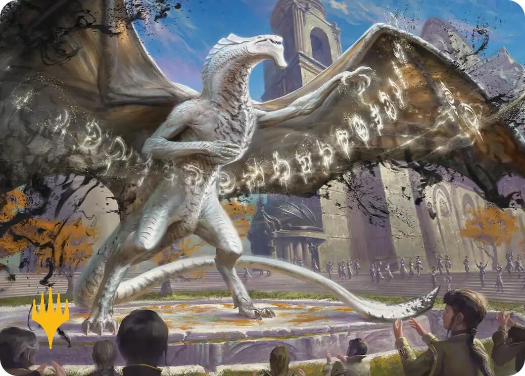 Silverquill, the Disputant Art Card (Gold-Stamped Planeswalker Symbol) [Secrets of Strixhaven Art Series] | Exor Games Dartmouth