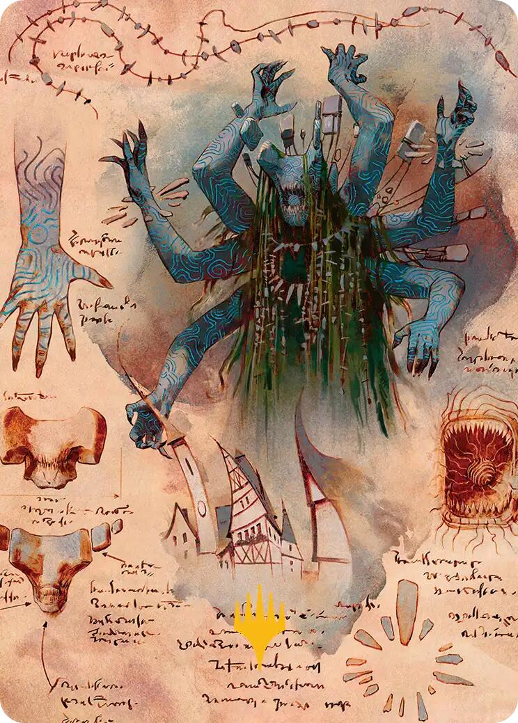 The Dawning Archaic Art Card (Gold-Stamped Planeswalker Symbol) [Secrets of Strixhaven Art Series] | Exor Games Dartmouth