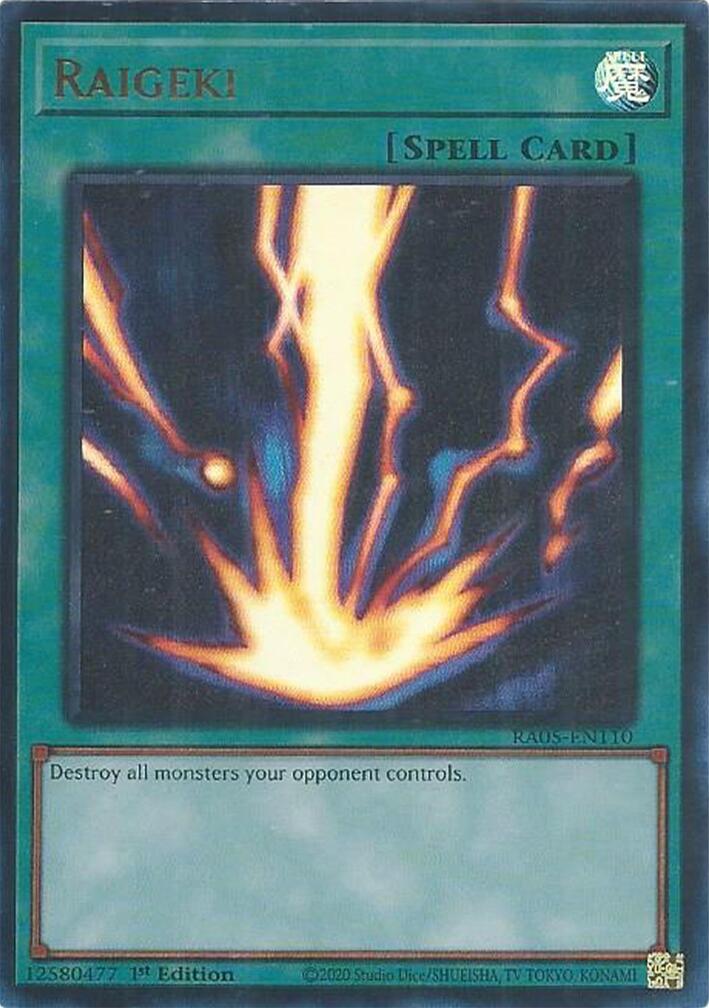 Raigeki (Ultra Rare) [RA05-EN110] Ultra Rare | Exor Games Dartmouth