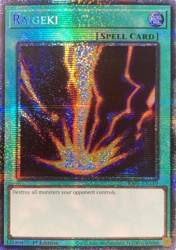 Raigeki (Starlight Rare) [RA05-EN110] Starlight Rare | Exor Games Dartmouth