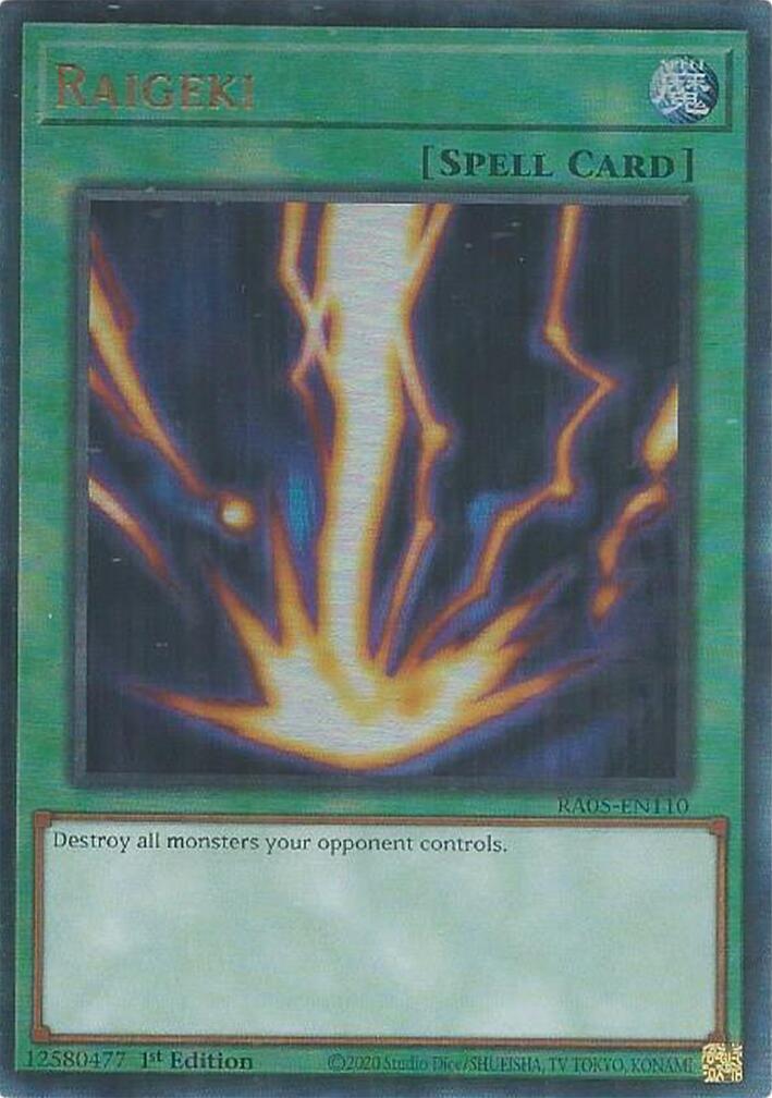 Raigeki (Ultimate Rare) [RA05-EN110] Ultimate Rare | Exor Games Dartmouth