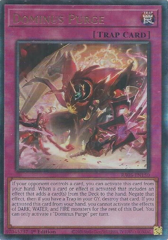 Dominus Purge (Ultimate Rare) [RA05-EN150] Ultimate Rare | Exor Games Dartmouth