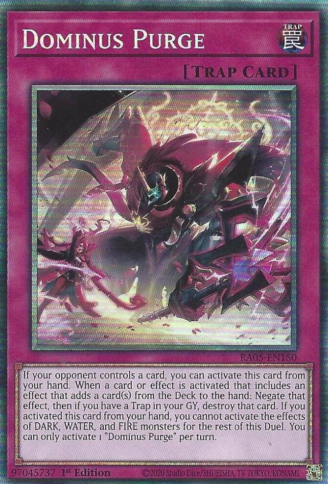 Dominus Purge (Collector's Rare) [RA05-EN150] Collector's Rare | Exor Games Dartmouth