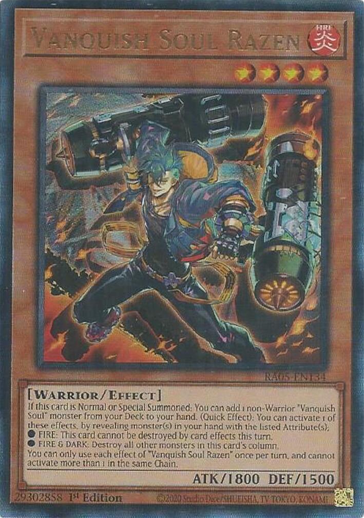 Vanquish Soul Razen (Ultimate Rare) [RA05-EN134] Ultimate Rare | Exor Games Dartmouth