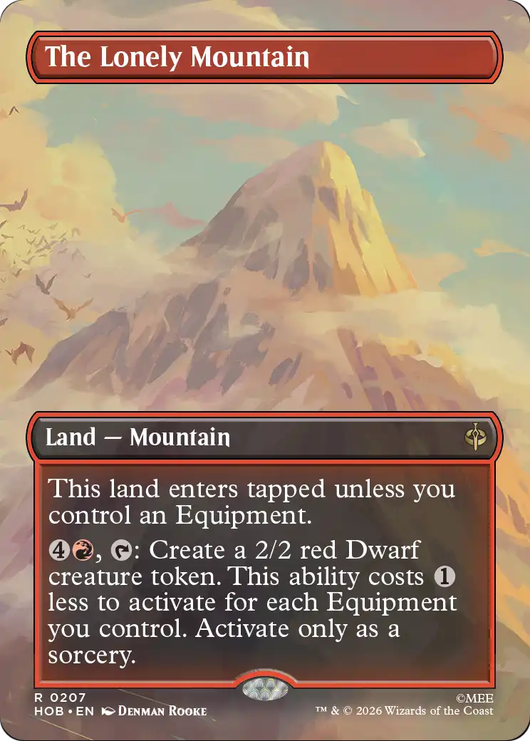 The Lonely Mountain (Borderless) (0207) [The Hobbit] | Exor Games Dartmouth