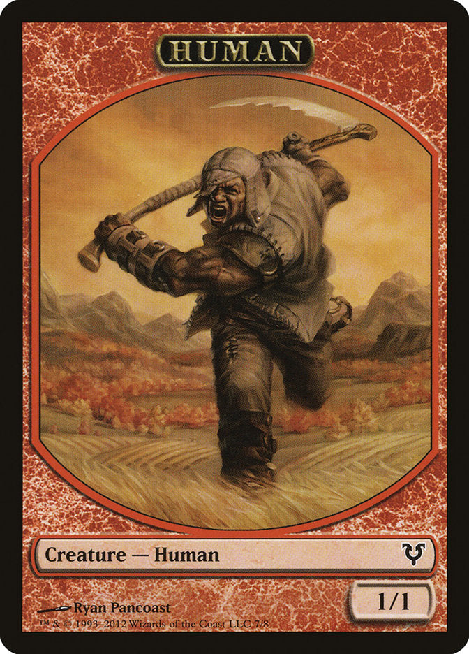 Human Token (7/8) [Avacyn Restored Tokens] | Exor Games Dartmouth