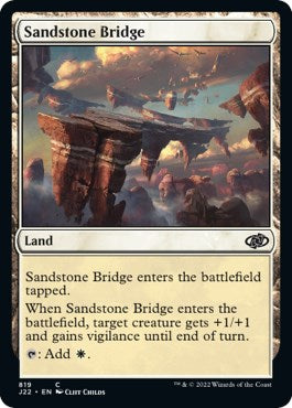 Sandstone Bridge [Jumpstart 2022] | Exor Games Dartmouth