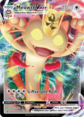 Meowth VMAX (SWSH005) [Sword & Shield: Black Star Promos] | Exor Games Dartmouth